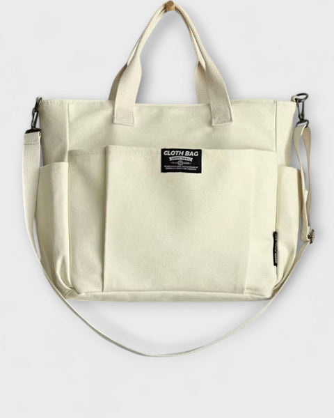 תיק קנבס מינימליסטי רב-תכליתי