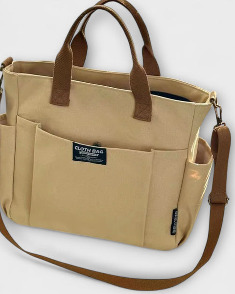 תיק קנבס מינימליסטי רב-תכליתי