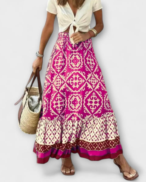 חצאית קיץ גבוהה לנשים - נוחות ואלגנטיות