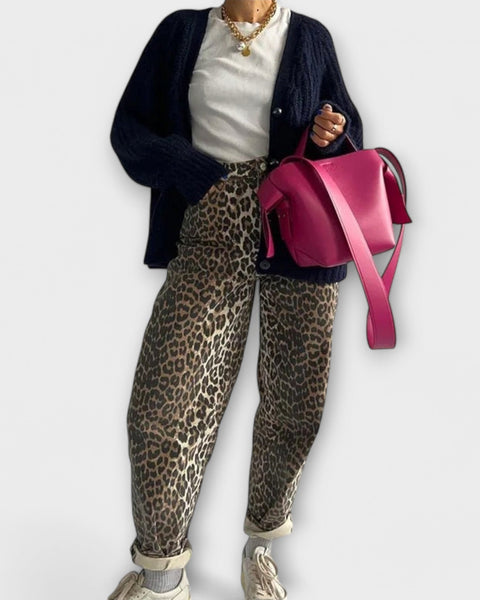 ג'ינס וינטג' דוגמת נמר צ'נדרה