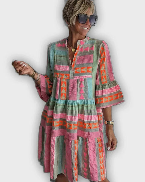 שמלת ג'וליאן בוהו עם שכבות - נוחה וסטייליסטית