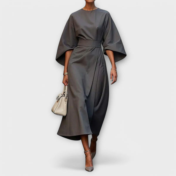 שמלת סוניה אלגנטית עם שרוולים ארוכים