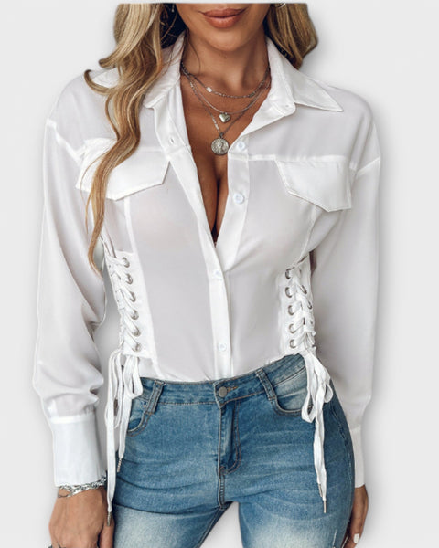 חולצת פולו ארוכה לנשים – נטליה