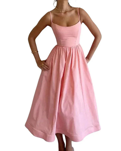 ג'ובי - שמלת מידי עם רצועות