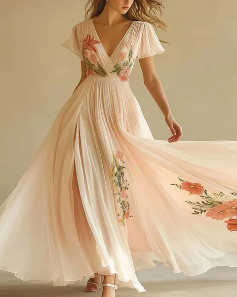 תמר™ | שמלת ערב עם מחשוף ו