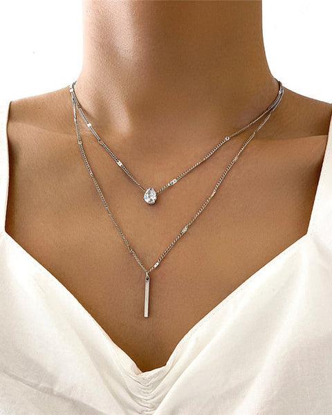 סט תכשיטי צווארון וינטג' עם תליוני זהב