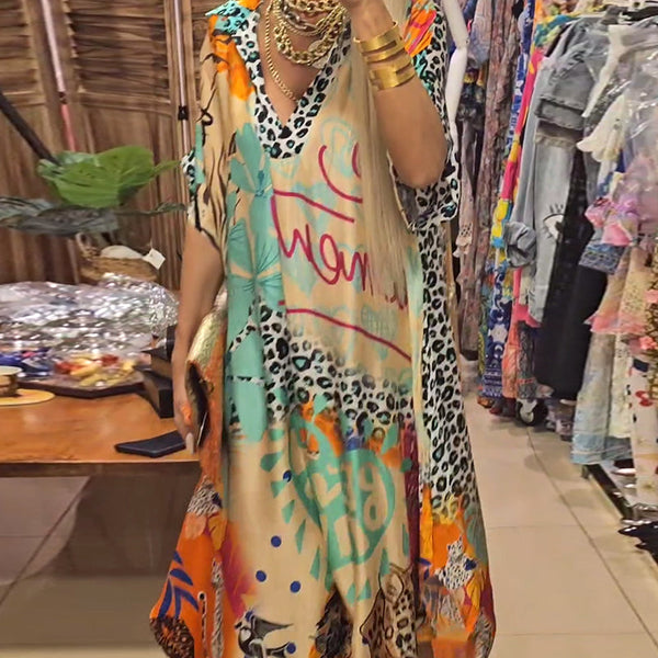 Marianna - שמלת צווארון Vקז'ואל