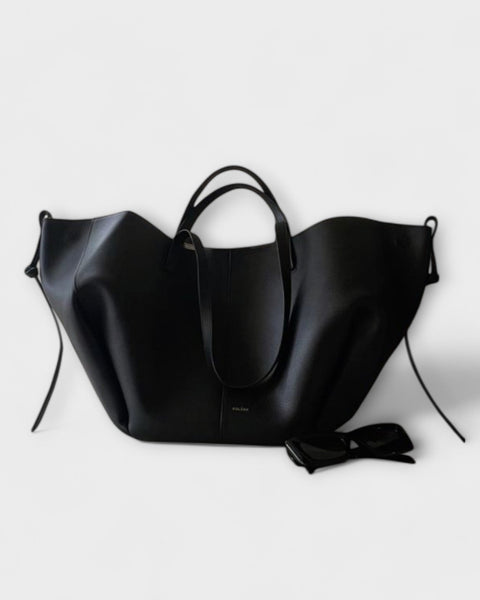 תיק טוט עור וינטג' של לורה – מראה יוקרתי ופונקציונליות מושלמת