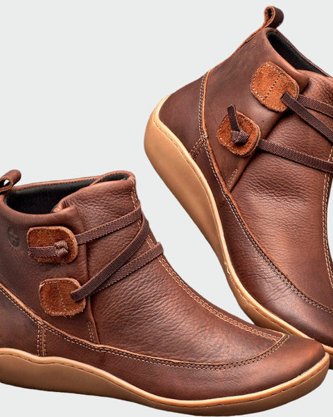 דפנה - מגפי עור אורטופדיים פרימיום