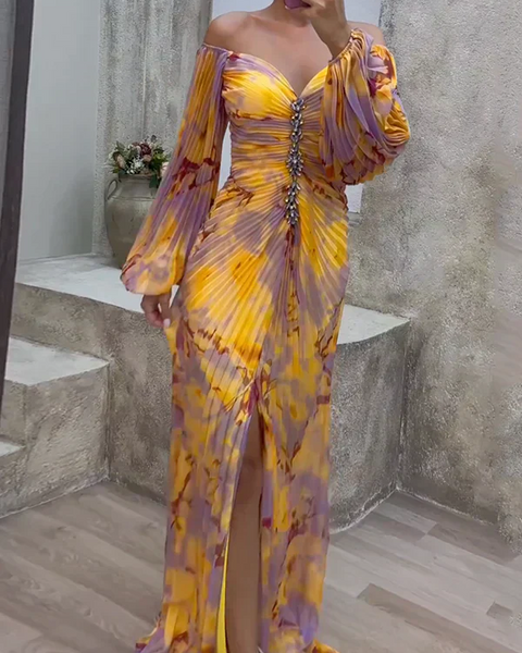 יעל™ | שמלת וי אלגנטית