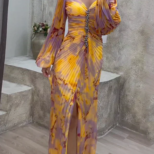 יעל™ | שמלת וי אלגנטית