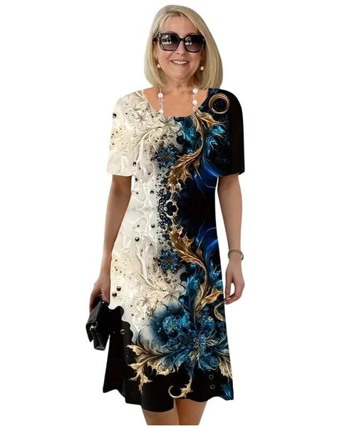 פלורה™ | שמלת פרחים תלת-ממדית קלילה