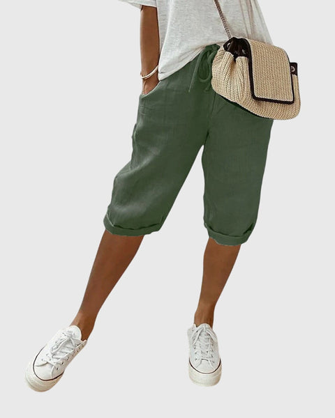 מכנסי לין רעננים ואלגנטיים