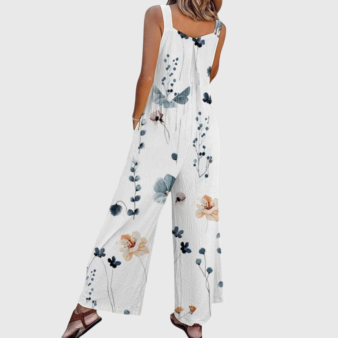 סוודר קיץ נוח עם דוגמת פרחים