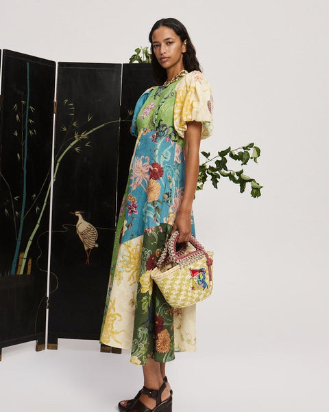 Maileen - מלת מידי עם שרוולים קצרים של