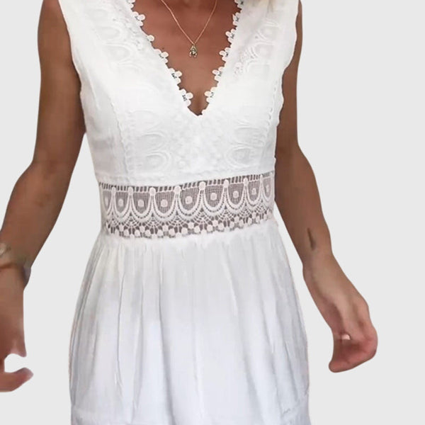 שמלות תחרה עם מחשוף בצורת V (כמעט אזל מהמלאי)