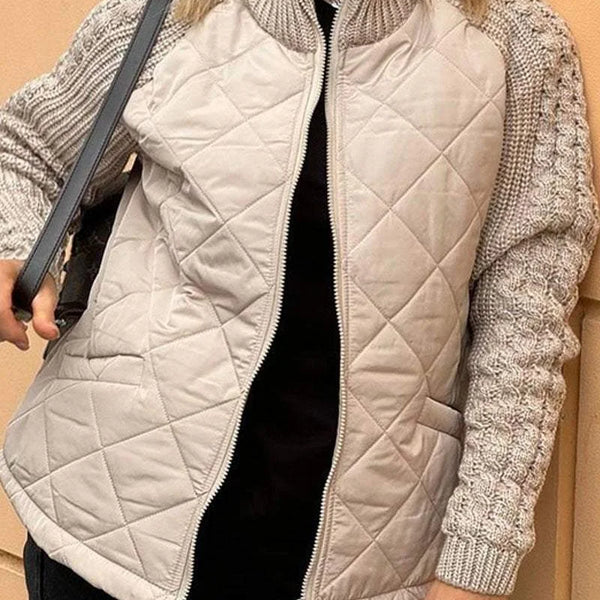 פאצ’™ | ג’קט קז’ואל בשילוב טלאים