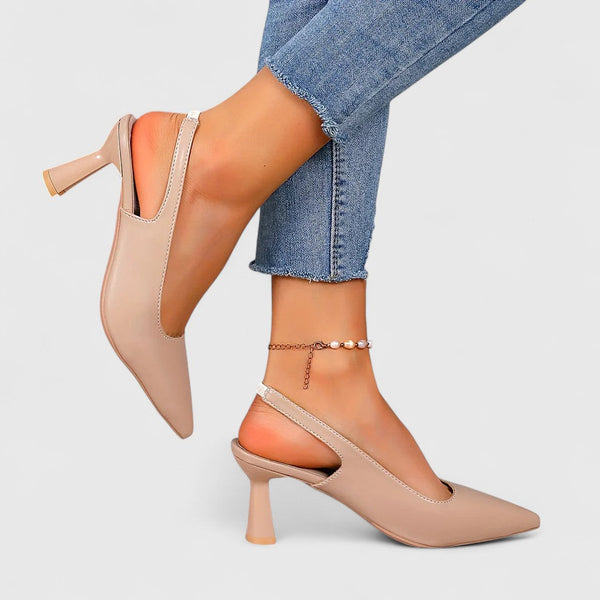 סנדרה - נעלי עקב סטילטו עם חרטום מחודד