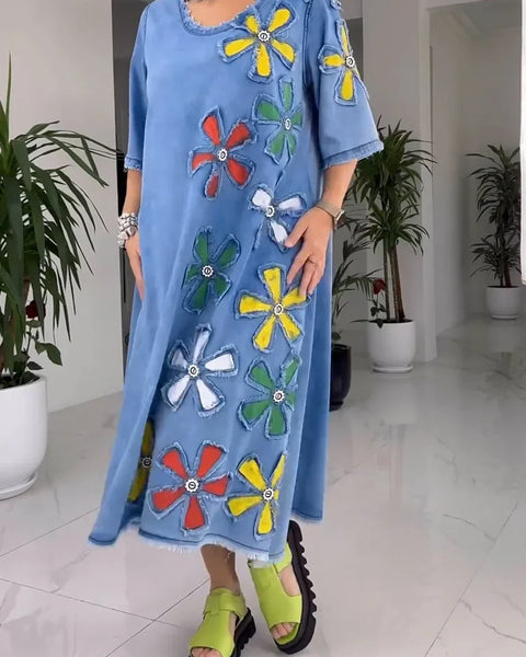 Jiella - שמלת פרחים קז'ואל