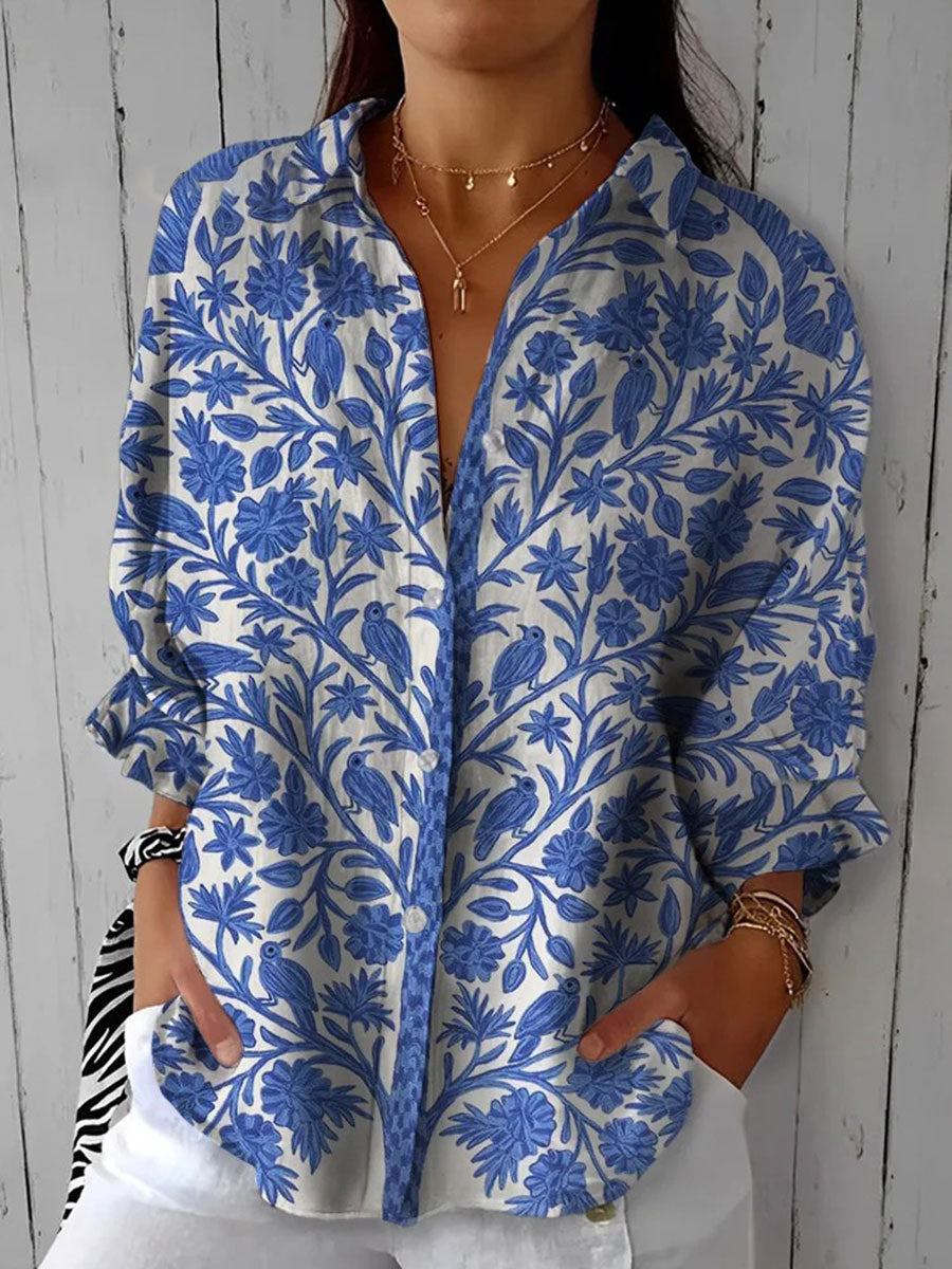 פרדריקה - בלוזה בגינה כחולה