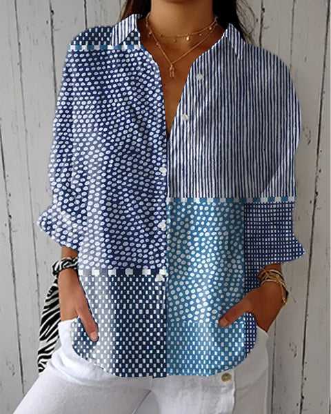 פיורה - חולצת טלאים אוקיינוס