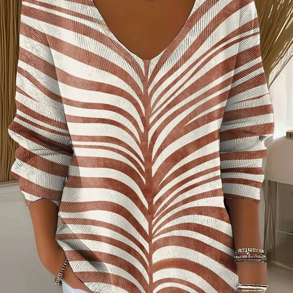 אורלה – סוודר סרוג עם צוואר V