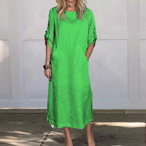 Ericka - שמלה אלגנטית עם כיסים