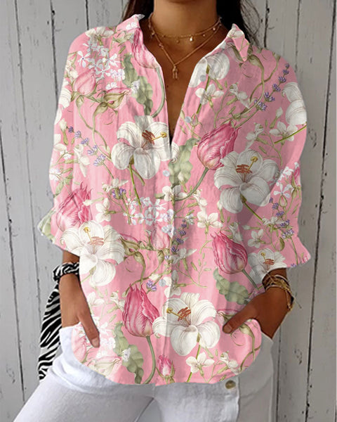 פרנסס - בלוזה פרחונית אלגנטית