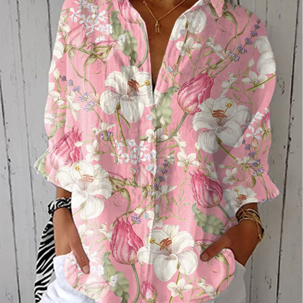 פרנסס - בלוזה פרחונית אלגנטית