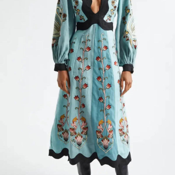 Dalila - שמלה פרחונית אלגנטית ליום יום