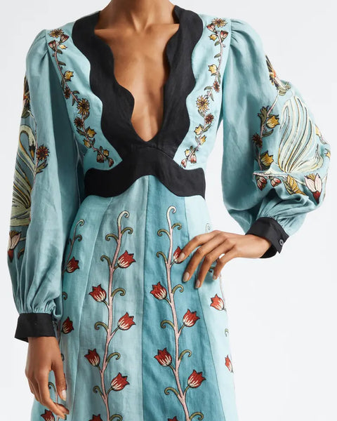 Dalila - שמלה פרחונית אלגנטית ליום יום