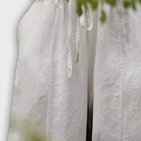 מכנסי כותנה טהורה נוחים בעיצוב אלגנטי