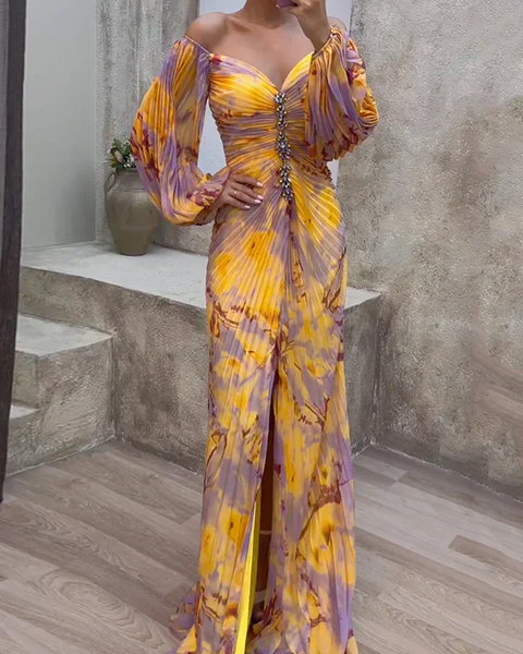 יעל™ | שמלת וי אלגנטית