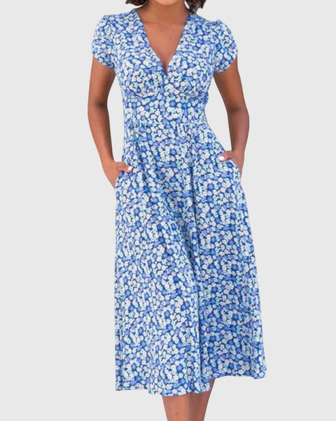 שמלת מידי עם כפתורים