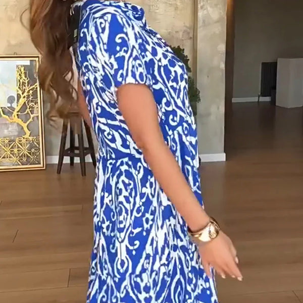 Jubilee - שמלת קו A מודפסת בגזרה רפויה