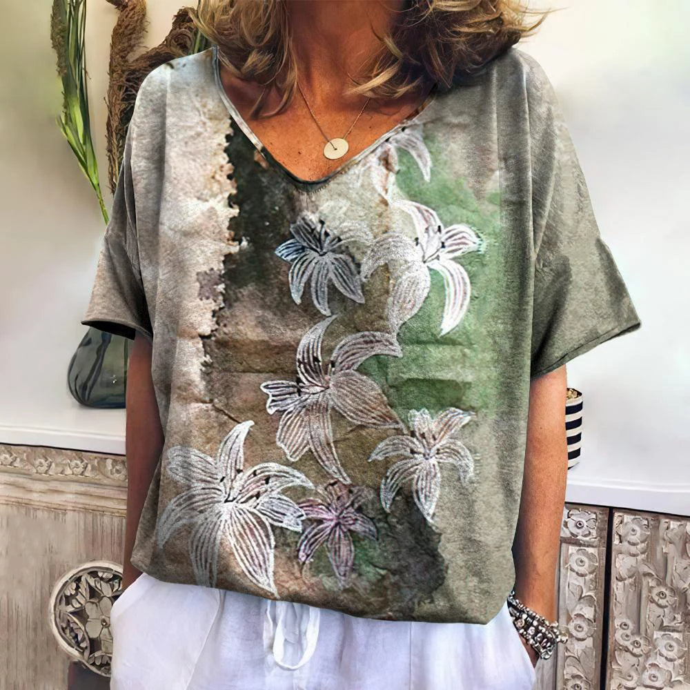 Adelina - חולצה אופנתית ליום יום