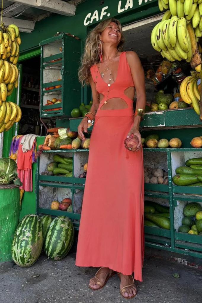 Teigra - שמלת חריץ אלסטית