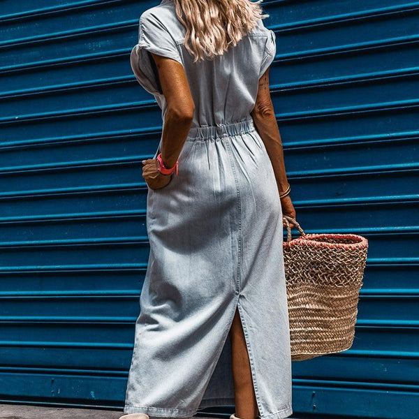 Brygida - שמלת ג'ינס אלגנטית