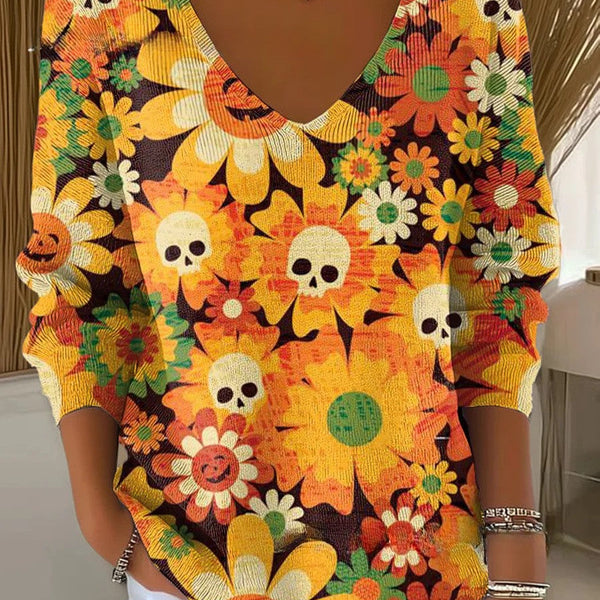 אליזבת – סוודר עם צוואר V