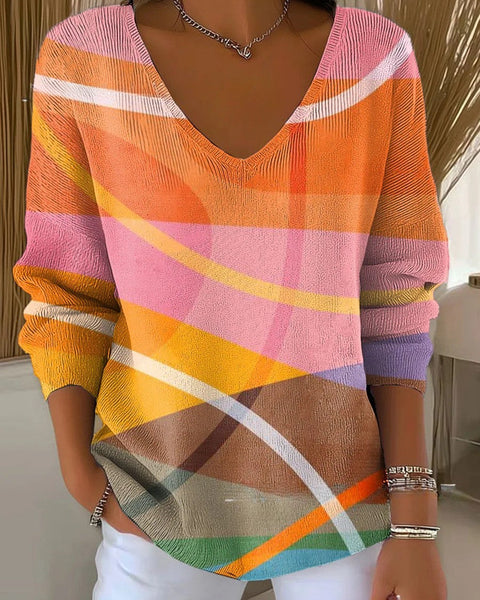 ביאטריס – סוודר בריי עם צוואר V