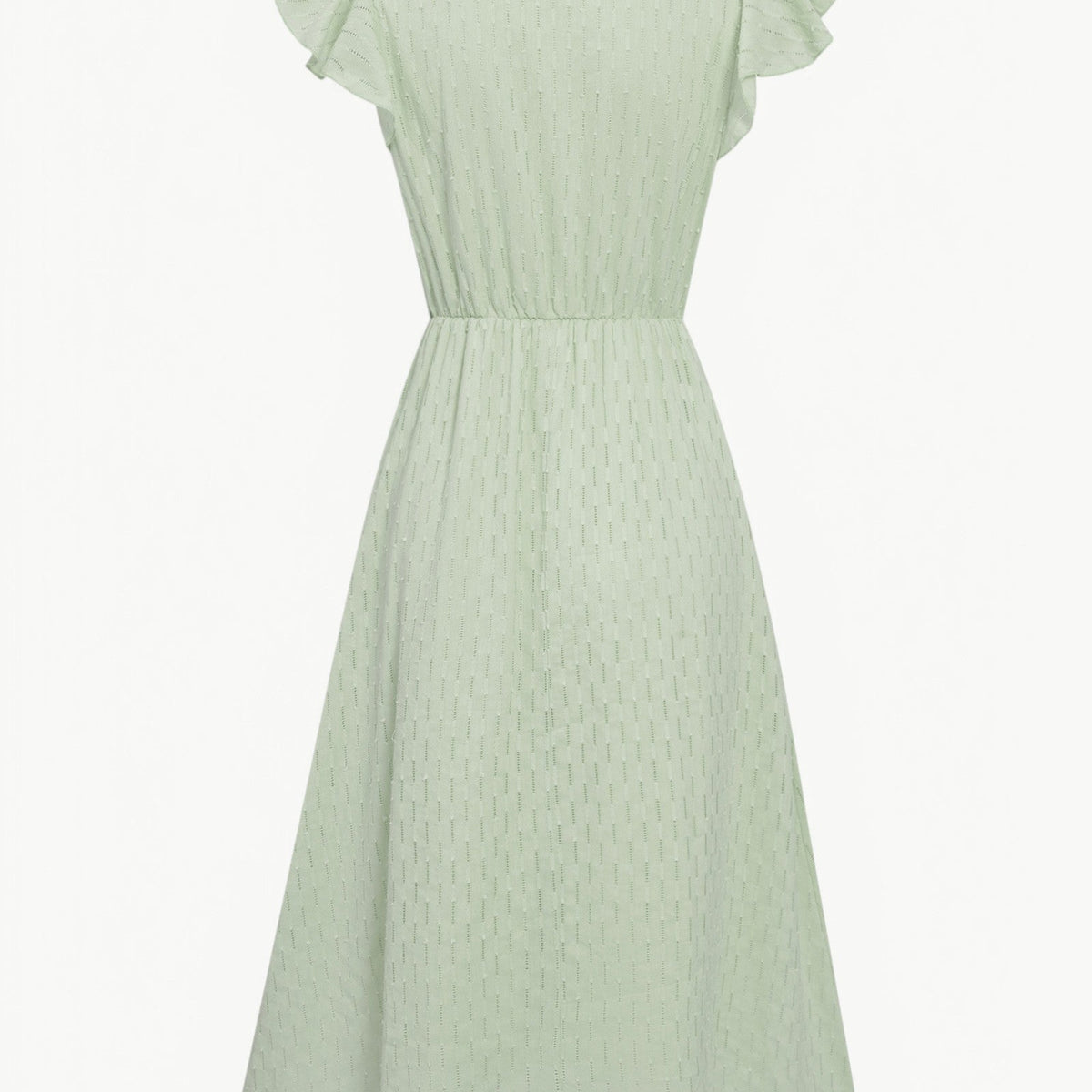 Julieta - שמלת מידי עם שרוולים עם קפלים