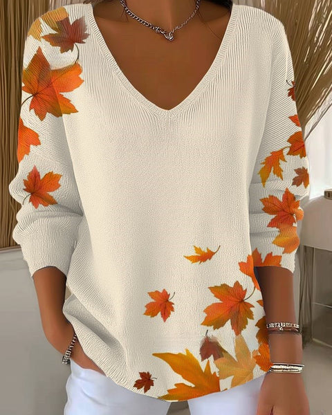 קלרה – סוודר עם צווארון V