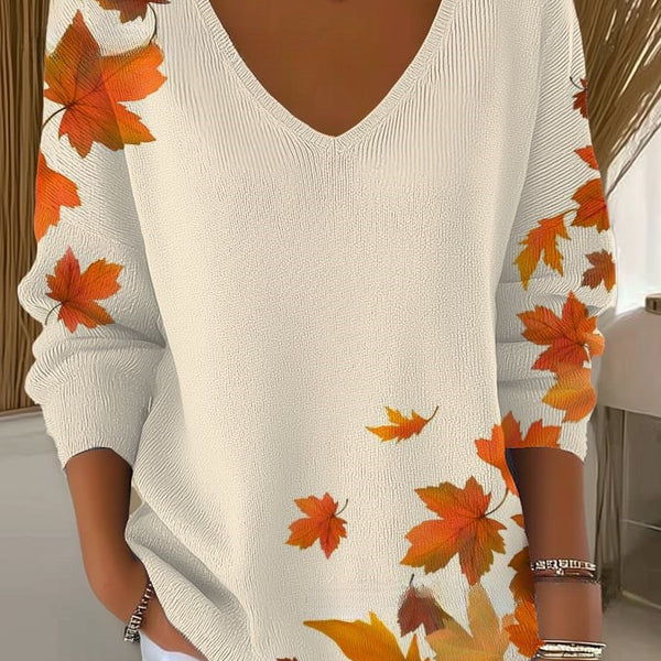 קלרה – סוודר עם צווארון V