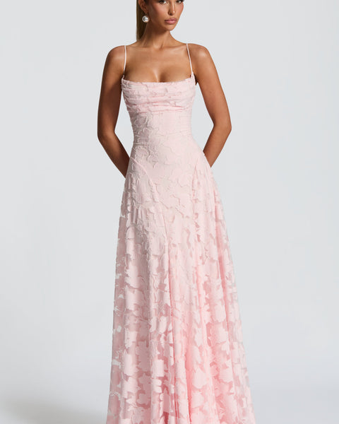 פרנסיסה™ | שמלת מקסי עם תחרה