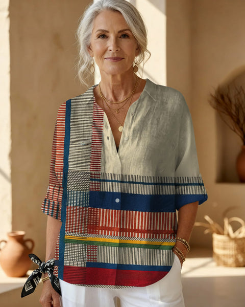 פרייה - בלוזה עם דוגמה אמנותית