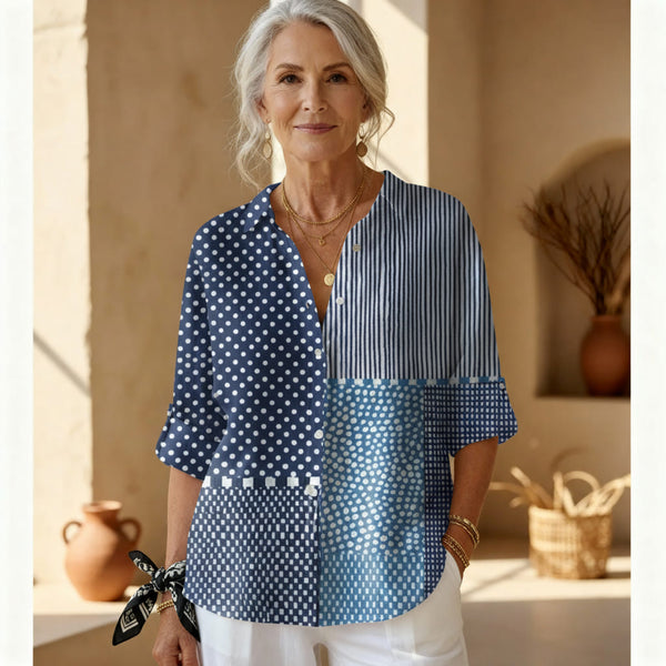 פיורה - חולצת טלאים אוקיינוס