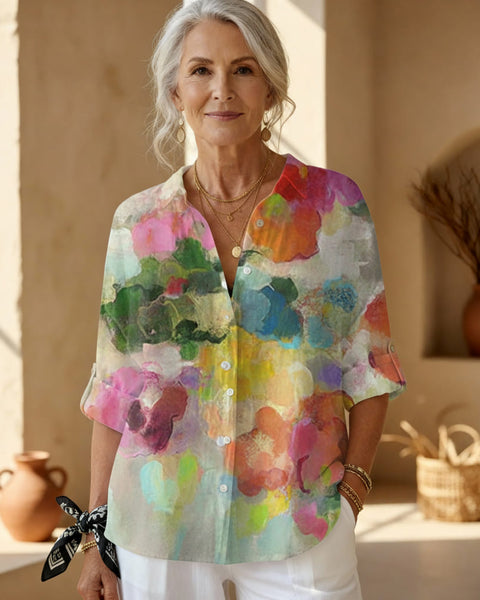 אלארה - חולצת חלומות צבעי מים