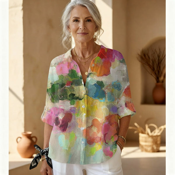 אלארה - חולצת חלומות צבעי מים