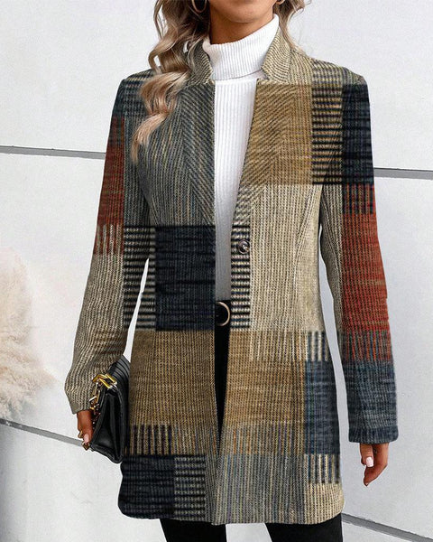 אלמה™ | בלייזר לנשים בדוגמה ייחודית