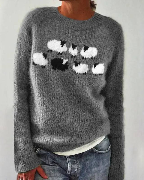 Lilou™ - סוודר צמר כבשים נעים